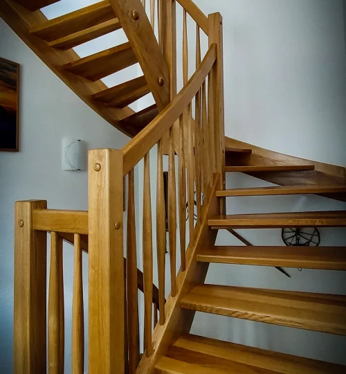 Eichenholztreppe