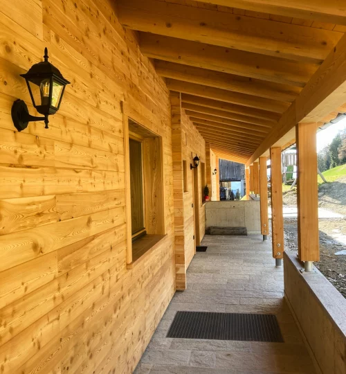 Lärchenholz-Fassade